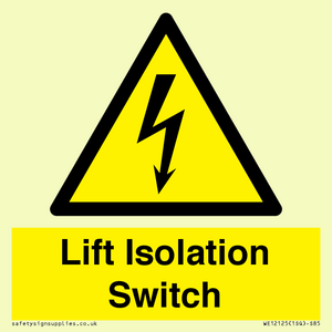 Lift Isolation Switch